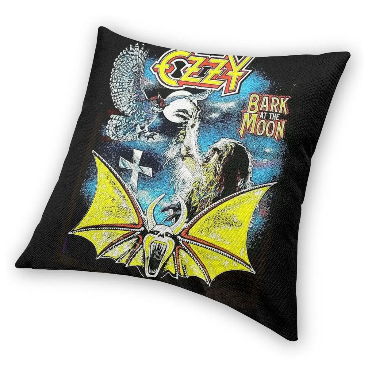 

Квадратная наволочка Ozzy Osbourne Merch, наволочка, декор, удобная декоративная подушка для дома, спальни