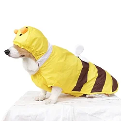 Corgi Dog Clothes Raincoat Pomeranian Schnauzer Pug French Bulldog Clothing Shiba Inu Golden Retriever Waterproof Clothing