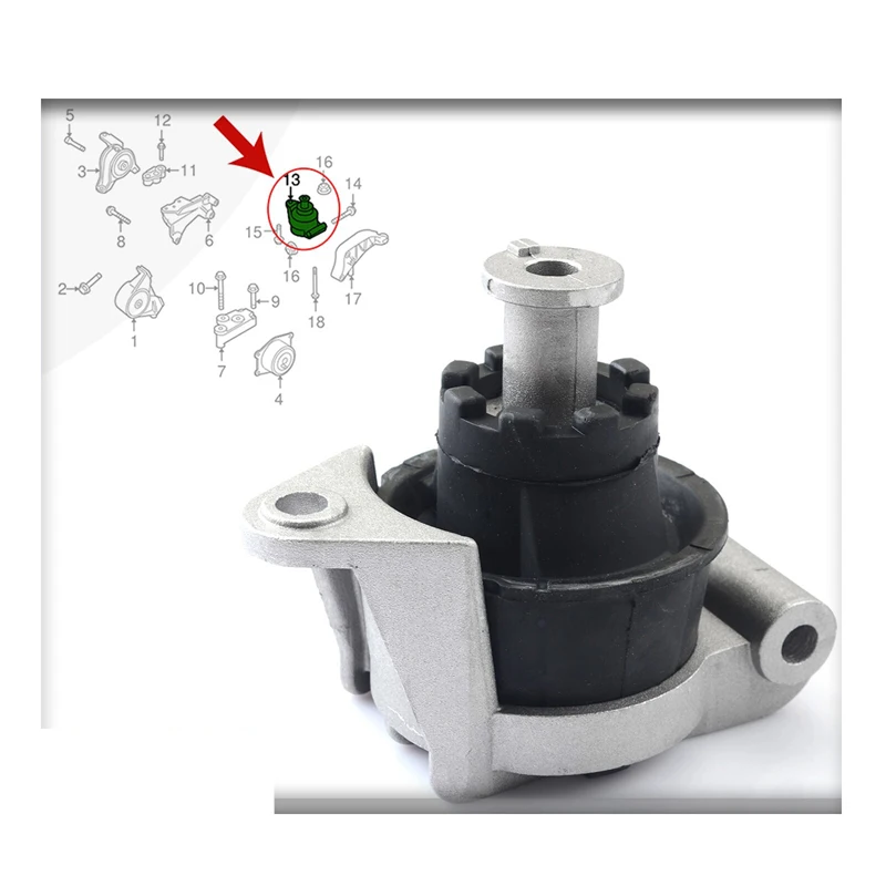 GEARBOX ENGINE MOUNT DAMPER MOUNTING REAR FOR VAUXHALL ZAFIRA & ASTRA 205857