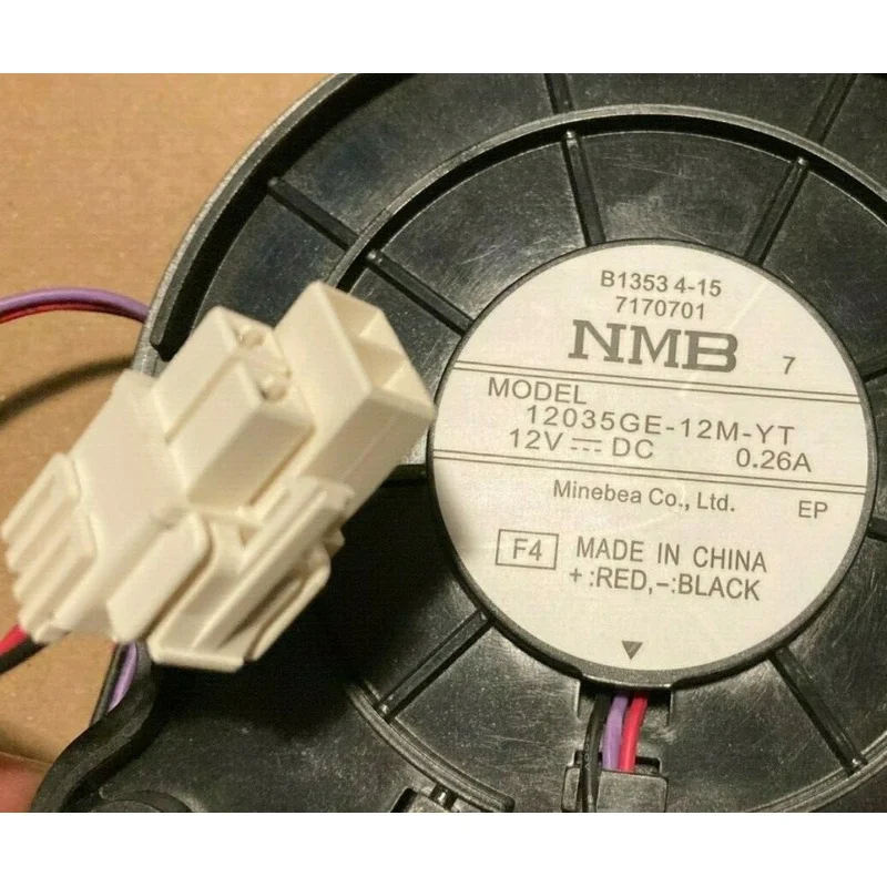 L+ 1PCS 12035GE-12M-YT for Samsung Refrigerator Fan Motor DA31-00287B for NMB DA31-00334A