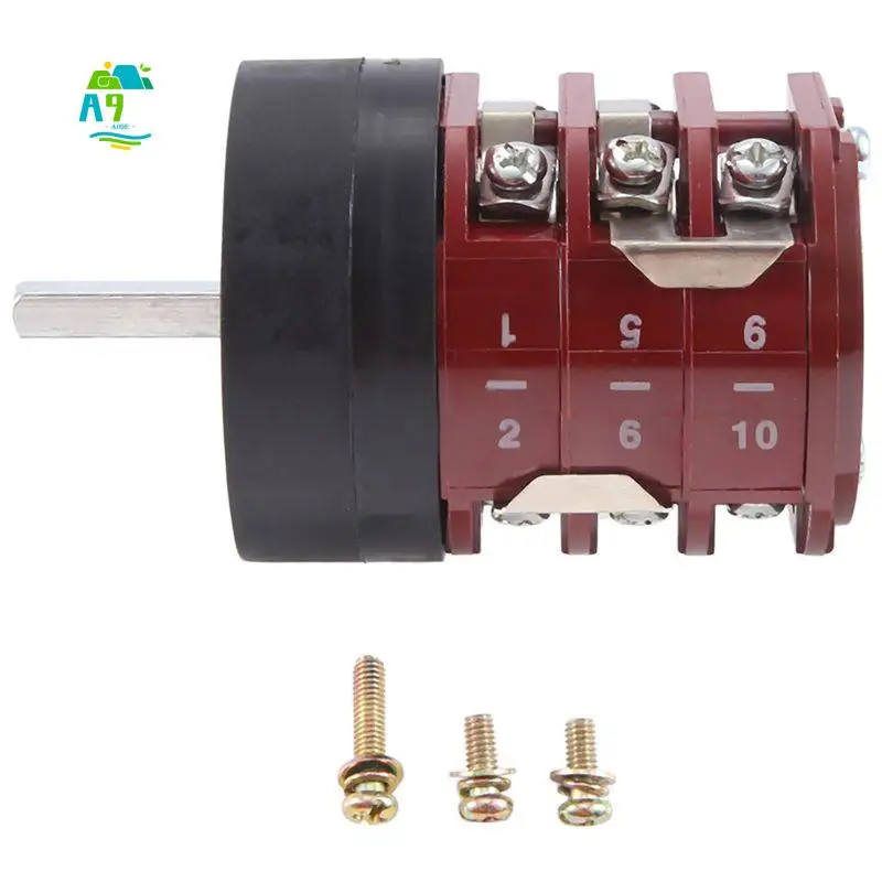 A09E-220V/380V 32A Car Tire Changer Machine Motor Forward Reverse Switch Turn Table Pedal Switch Tire Repair Tools Car Accessori