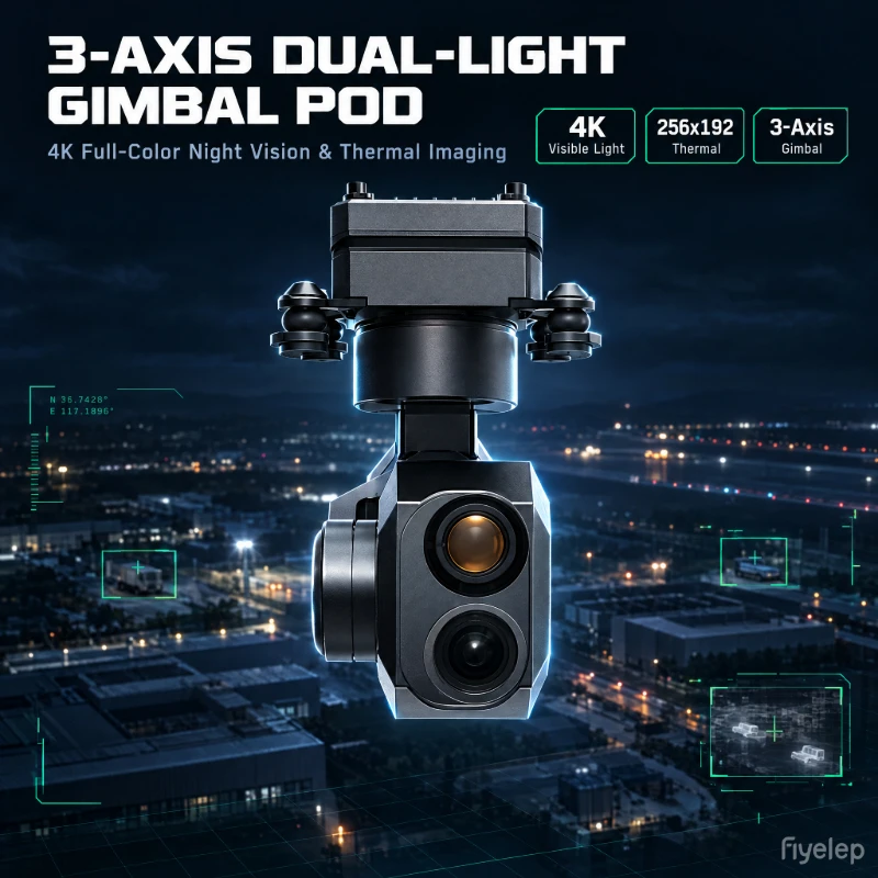 Thermal Imager Drone Gimbal - Gimbal de 3 Ejes para Dron