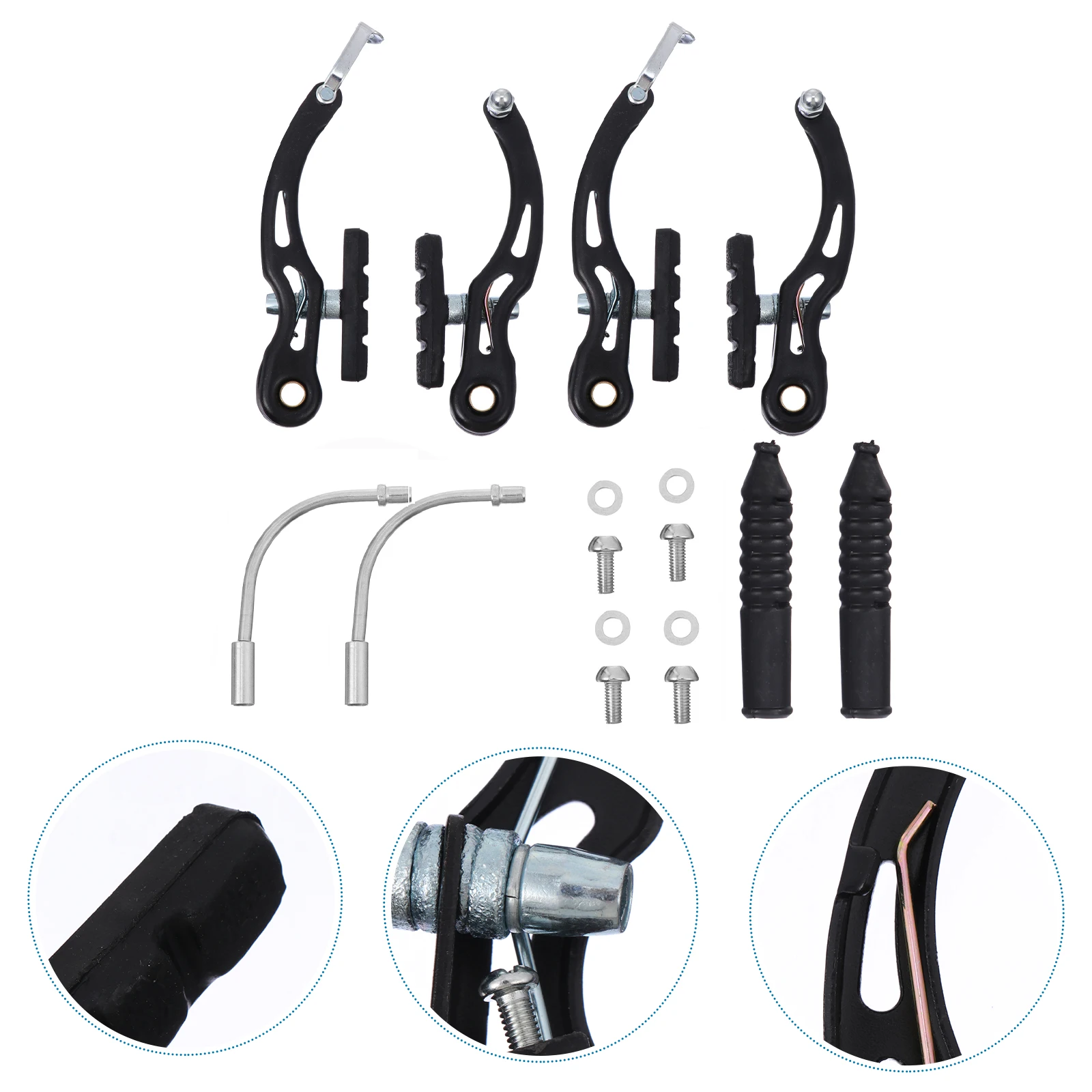 

2 Pairs Calipers for Road Bike Resistant Tough Precision Stable Easy Install Suitable Mechanical Brake Bike