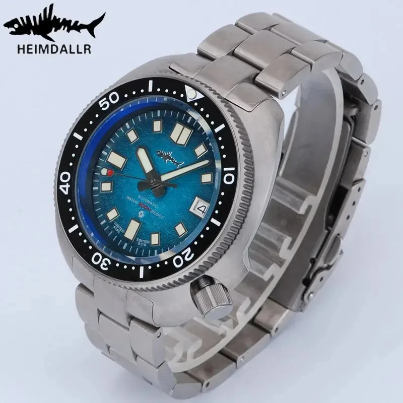 

Heimdallr Turtle Diver Watch Mens Titanium Case Sapphire 200M Waterproof Japan NH35 Automatic Movement Mechanical Wristwatches