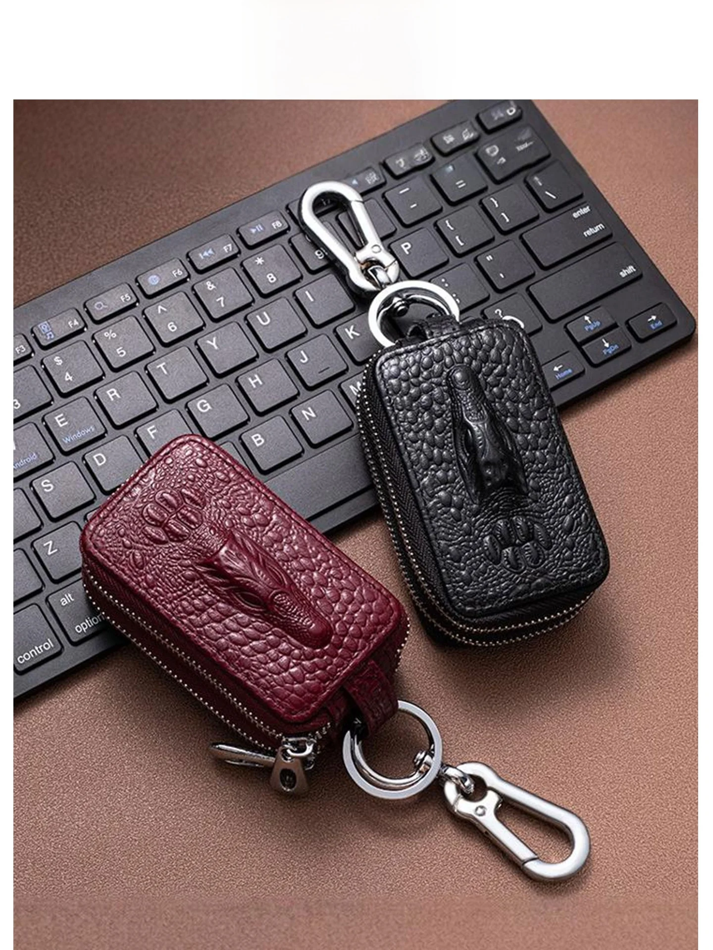 porta-chaves-de-couro-de-vaca-de-camada-superior-com-padrao-crocodilo-de-alta-qualidade-para-homens-capa-protetora-universal
