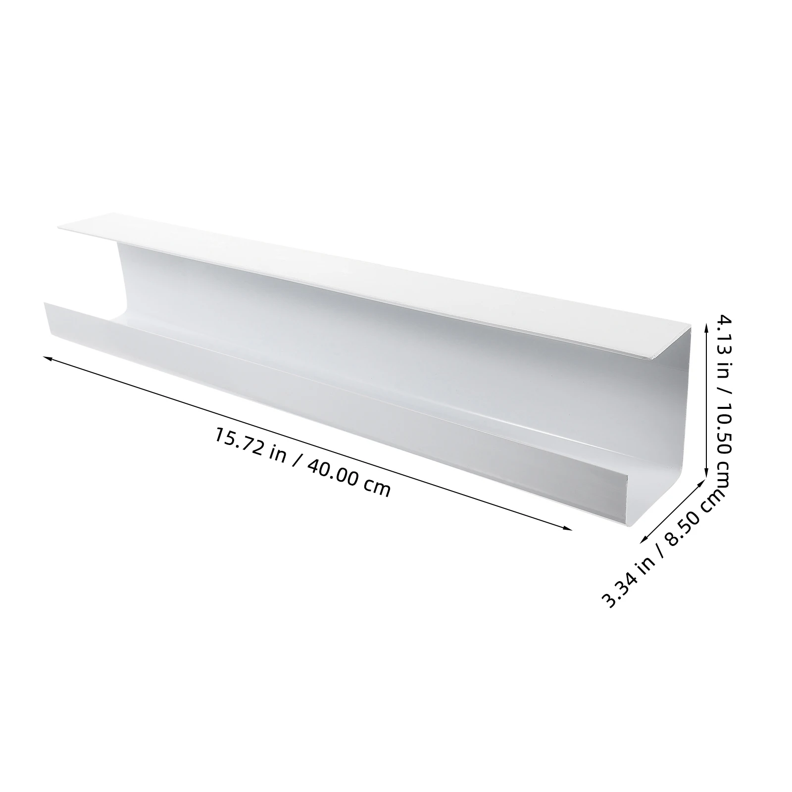 

Desk Under Management Tray Wire ganizer Small White Size Under Table Cable Desk Storage Solution