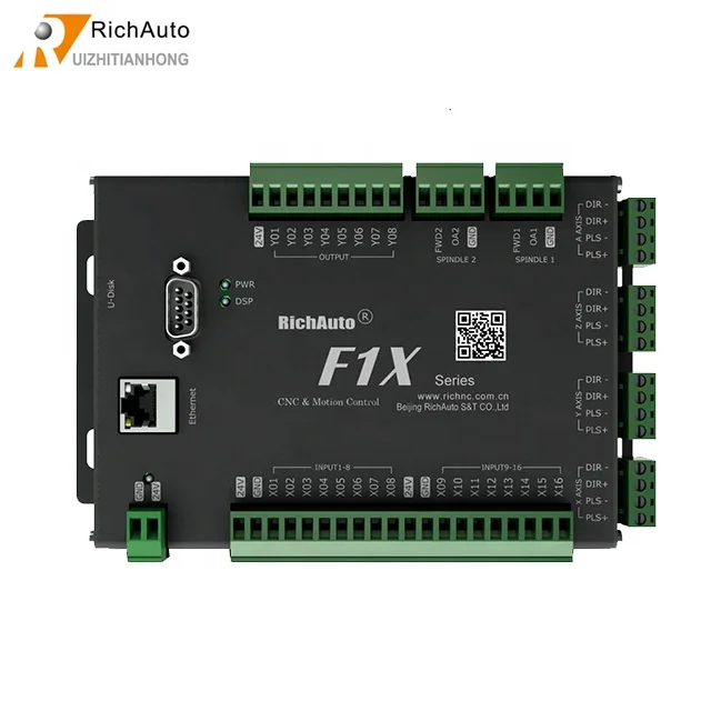 RichAuto New product 3 axis motion control high speed dsp controller F731 for woodworking cnc routers stepper control board