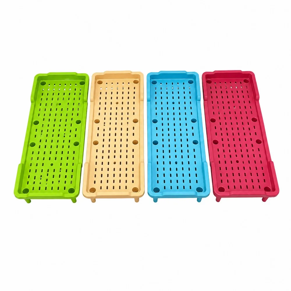 Modern Safe Baby Toddler Space Saving Stackable Plastic Bed For Kindergarten Preschool Kids Nursery Daycare Furniture Set