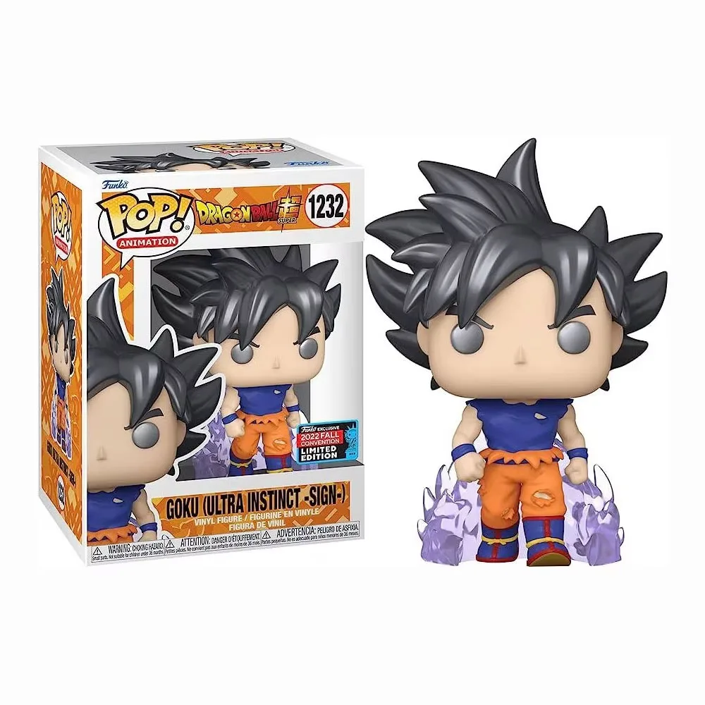 Funko Pop الرسوم المتحركة Dragonball Gokus # 386 الترا جوكوس # 1232 # 1211 شخصيات الفينيل ألعاب الدمى هدية