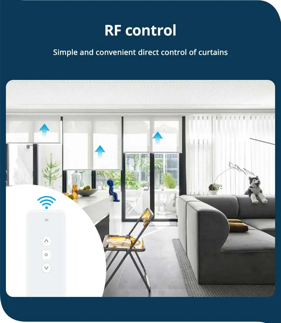 Zemismart Zigbee Rollos Motor Eingebauter Akku Funktioniert mit der Tuya Smartthings App Alexa Google Home Sprachsteuerung – Detail 7