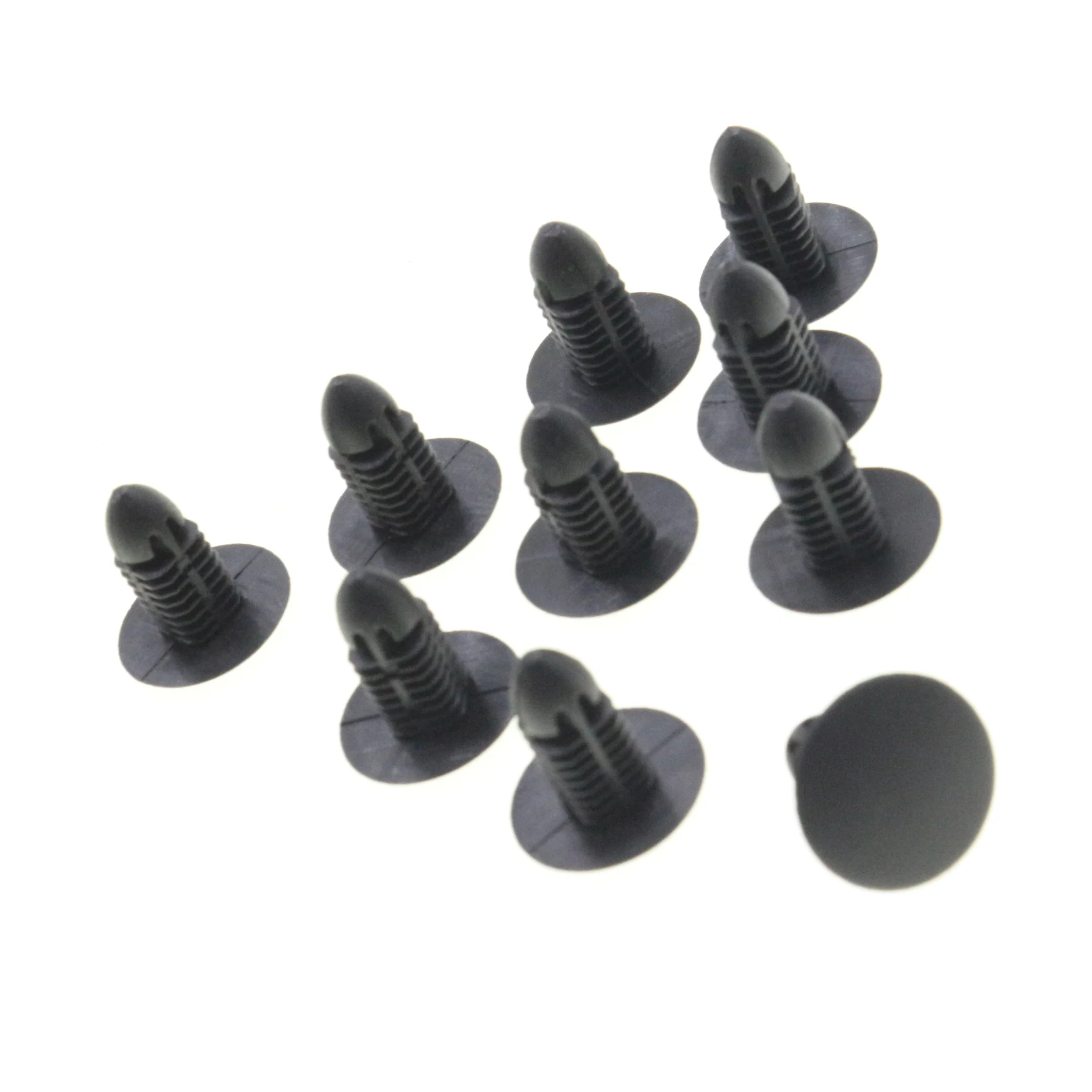 10 Pcs Trim Panel Retainer Rivet Clips Compatible With Scion tC 2005–2010 Black Nylon Fastener Push Pin | 90467-07198-CO