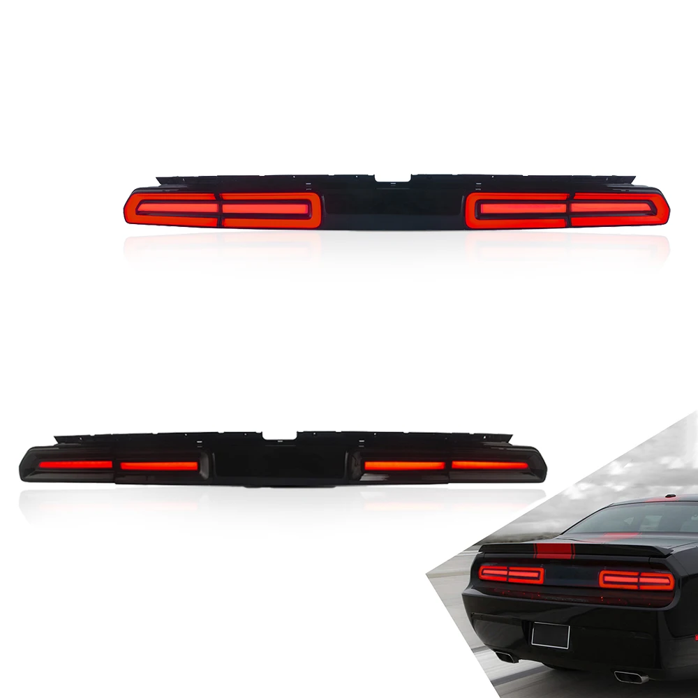 Taillights for Dodge Challenger 2008-2014 with Full Led and Sequential Indicator Car Accessories