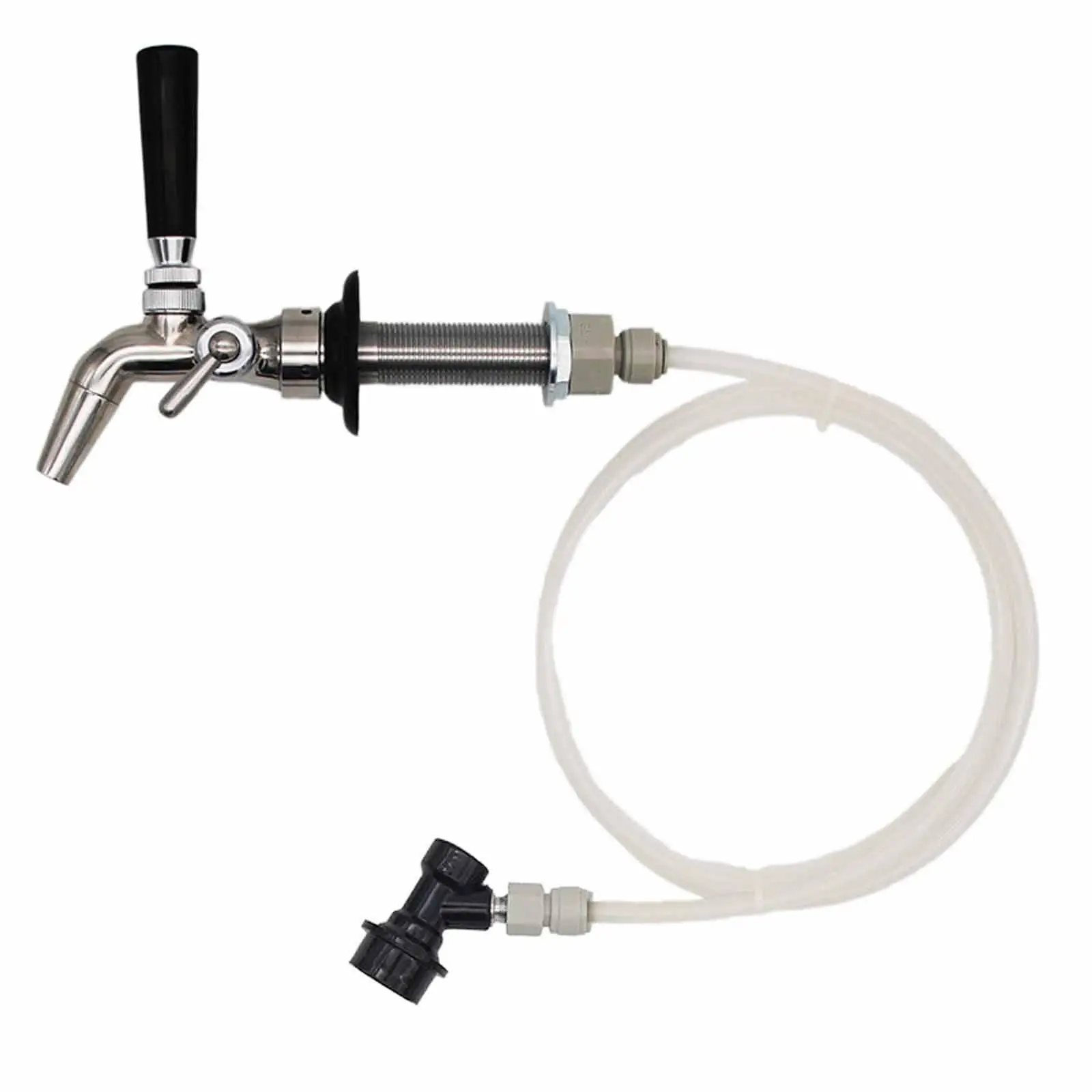 Versatile Beer Push in Fitting Quick Connect Brewing Accessory Easy Installation for Home Brewing