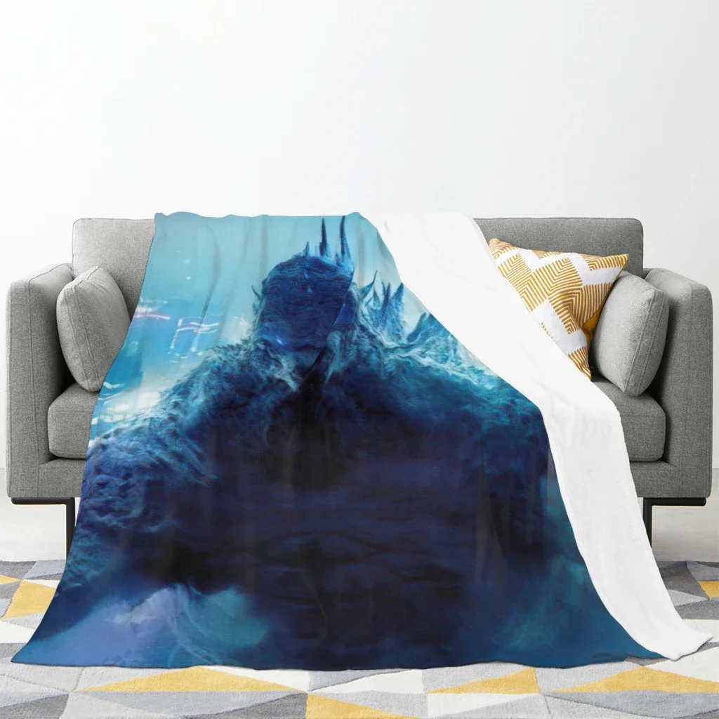 Godzillaed Transformation Summer Blanket Thin Blanket for Couch Sofa Warmth Bed Artificial Flannel Blankets Comfortable