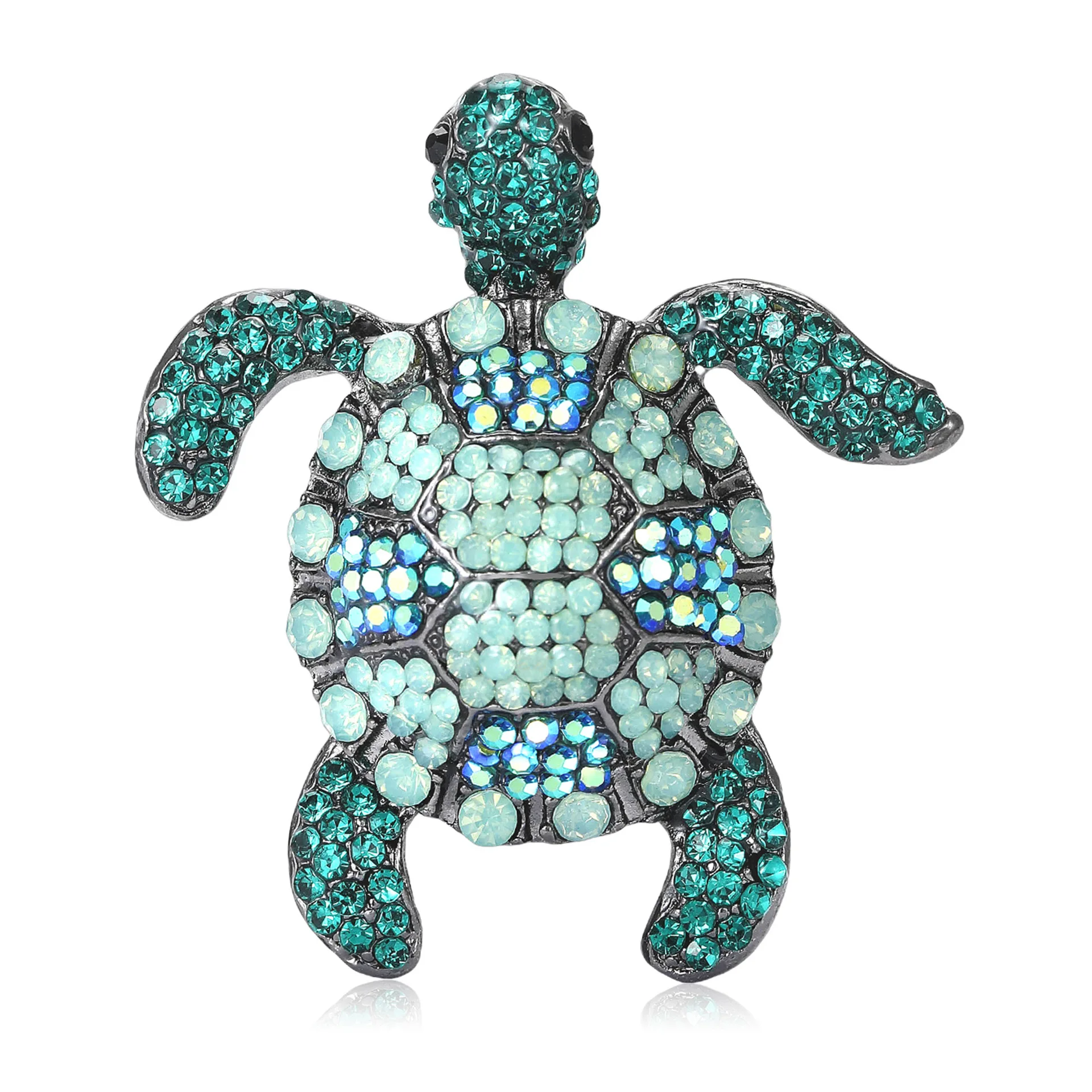 

Creative And Personalized Diamond-Encrusted Turtle Brooches For Girls And Boys, Small Animal Pins For Daily Wear, Charming Gifts