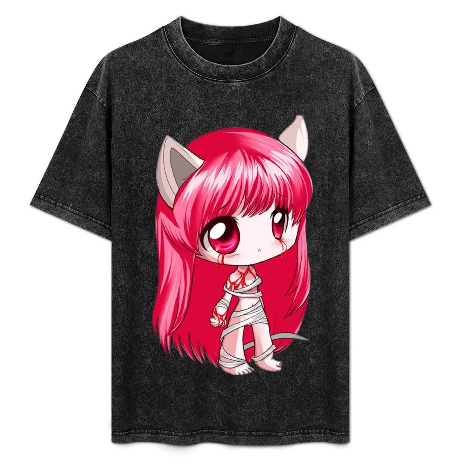 

Lucy -Elfen Lied T-Shirt Short sleeve tee plain man t shirt vintage workout shirts for men