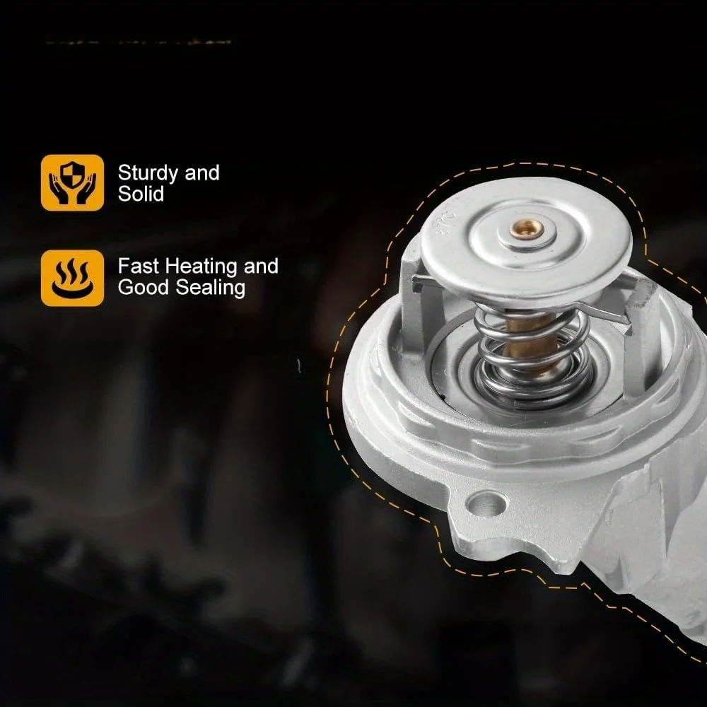 Engine Coolant Thermostat 1122030275 for Benz SL500/E55 AMG, CLS500/S350/CLS55 AMG Thermostat Housing Assembly