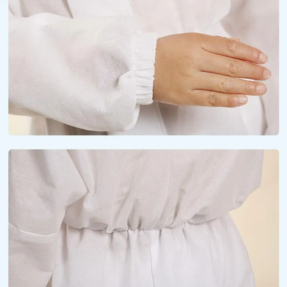 Vestido de proteção descartável para crianças, traje respirável à prova de poeira, terno de isolamento, macacão com capuz, terno de treinamento para crianças