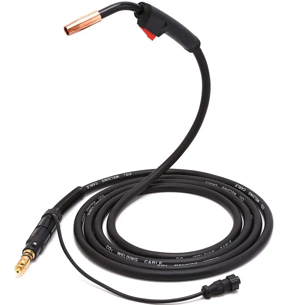 High-Quality MIG Welding Gun Torch Stinger Fits Lincoln Magnum 100L 100Amp MIG Gun and Cable 15 Feet 4.5m K530-6 SP-140T/180T