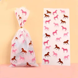 10 - 50pcs Horse Party gift Bag Candy Bag biscuit Packaging Bag Children Horse gift Bag Horse theme Birthday Party Decoration Products