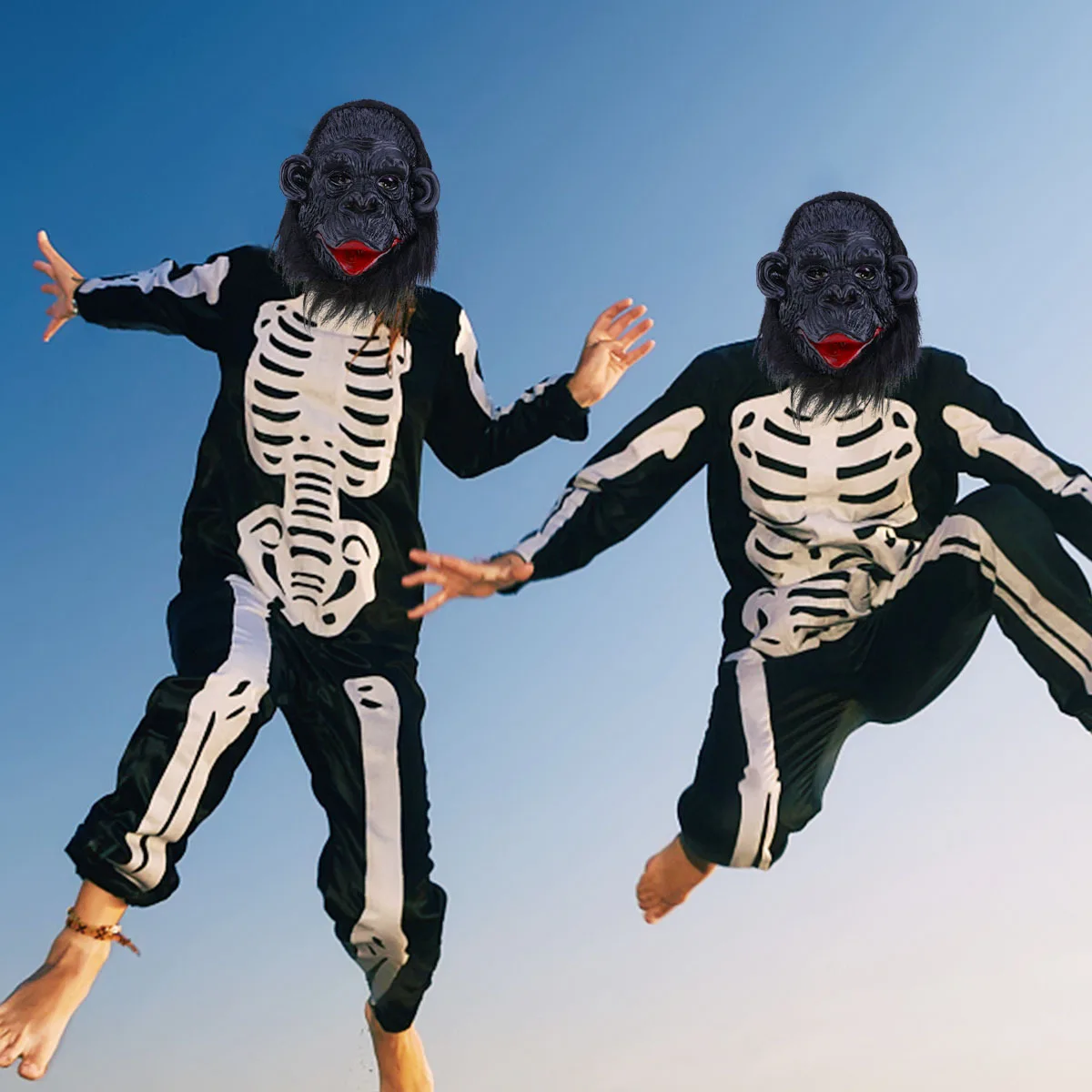 

Orangutan Head Mask Gorilla for Party Costume Halloween Decorative Costumes Creepy Monkey Adult Decorate