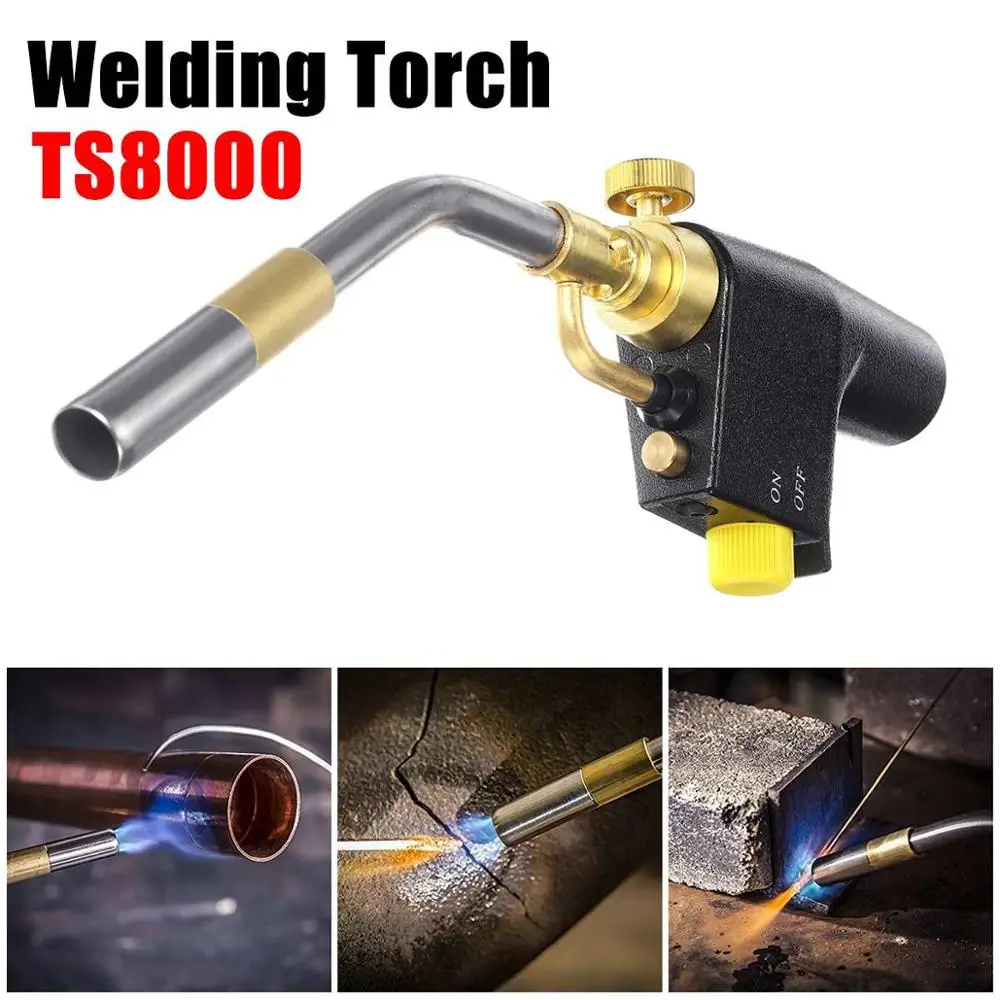 Soldadura de Calor Alto Encanamento Tochas de Solda Gás Encanamento Tocha de Sopro de Solda Propano Instantâneo Profissional Brasagem Mapa Queimador Maçarico Portátil
