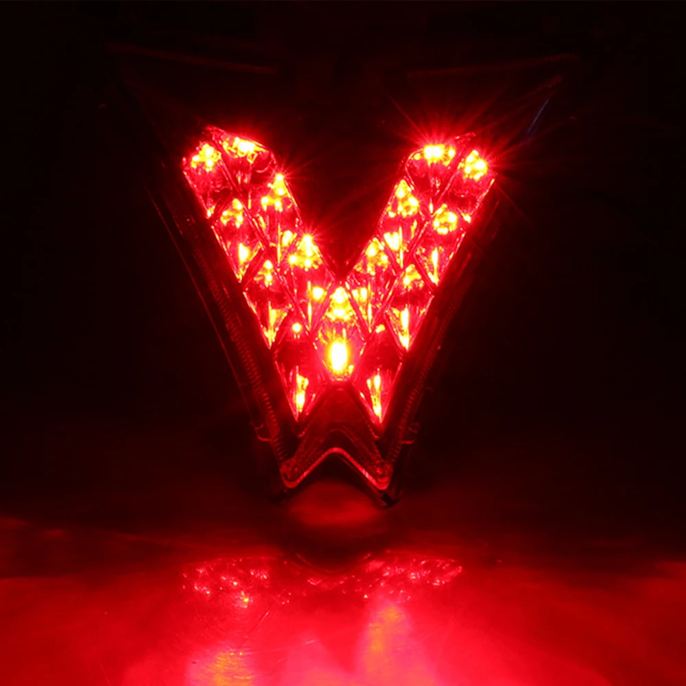 For Aprilia RSV4 Tuono APRC V4 V4R 2011 2012 2013 2014 2015 2016 2017 2018 Motorcycle LED Integrated Turn Signal +Rear tail ligh
