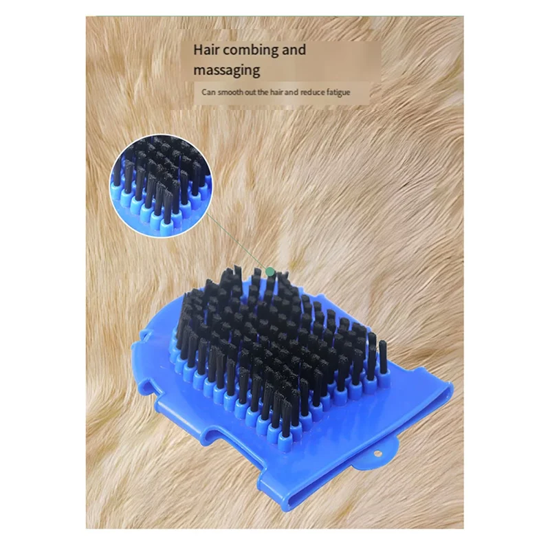 GYTB-cepillos de caballo para el cuidado, cerdas densas, cepillo de lavado de caballos de mano, herramienta de aseo versátil para lavado de baño