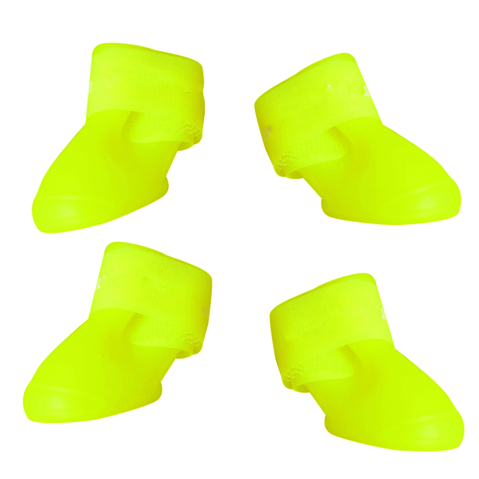 

Little Pet Dog Puppy Anti-slip Rain Snow Boots Rubber Waterproof Boots Shoes - Size L (Yellow)