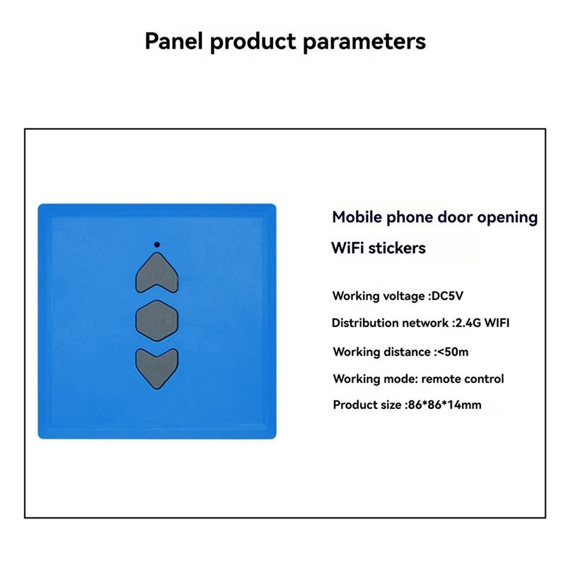 Garage Door Controller Multi Frequency Wifi Wireless Garage Door Remote Controller Three-Button Electric Door Remote