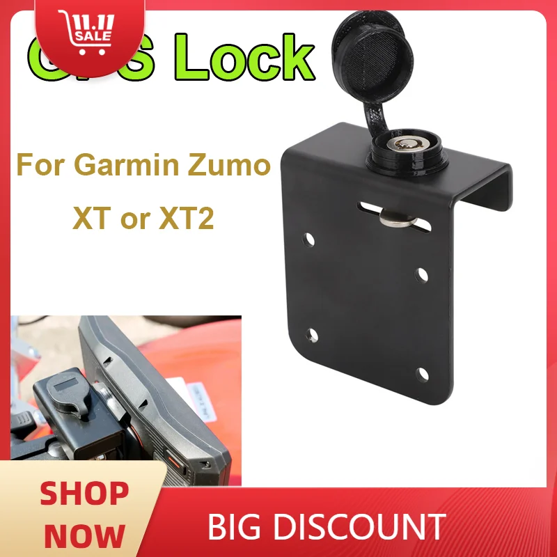 

Aluminum Holder Navigation GPS Lock Kit Locking Mounting bracket Holding For Garmin Zumo XT or XT2 Mobile Phone mount