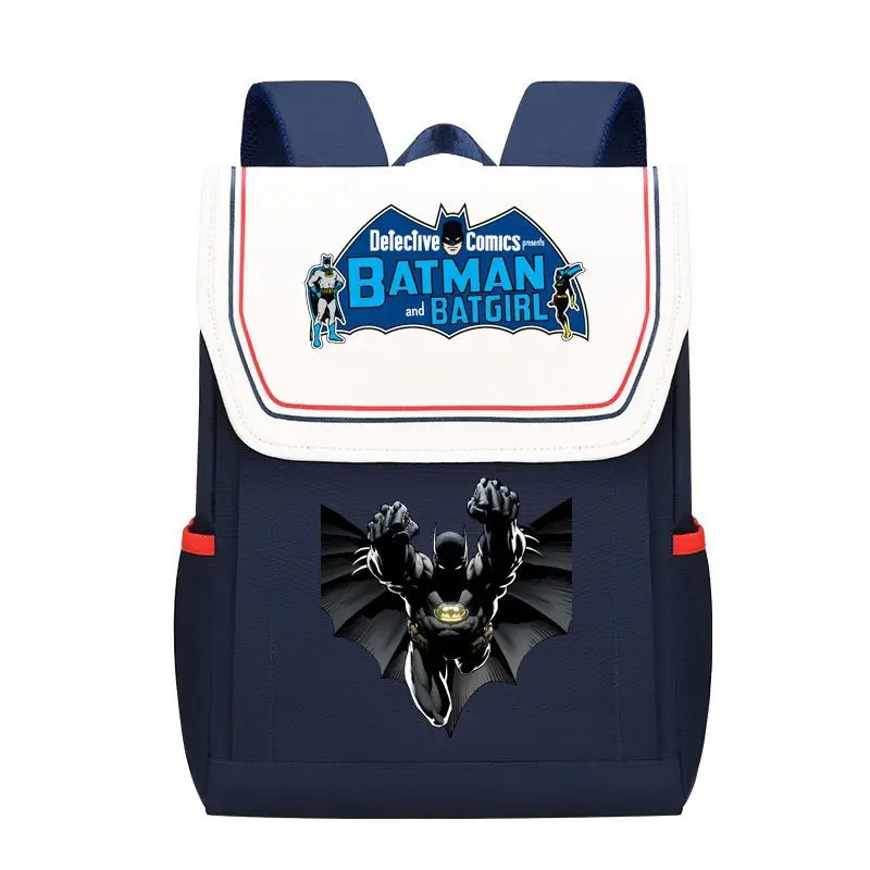 Justice League Batman Creative Cartoon Print Student Large Capacity Mezzanine Backpack Boy High Value School Bag Holiday Gifts