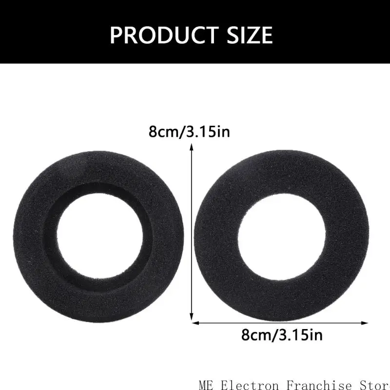 T5EA 1 زوج من وسادة أذن الرغوة القابلة للتنفس