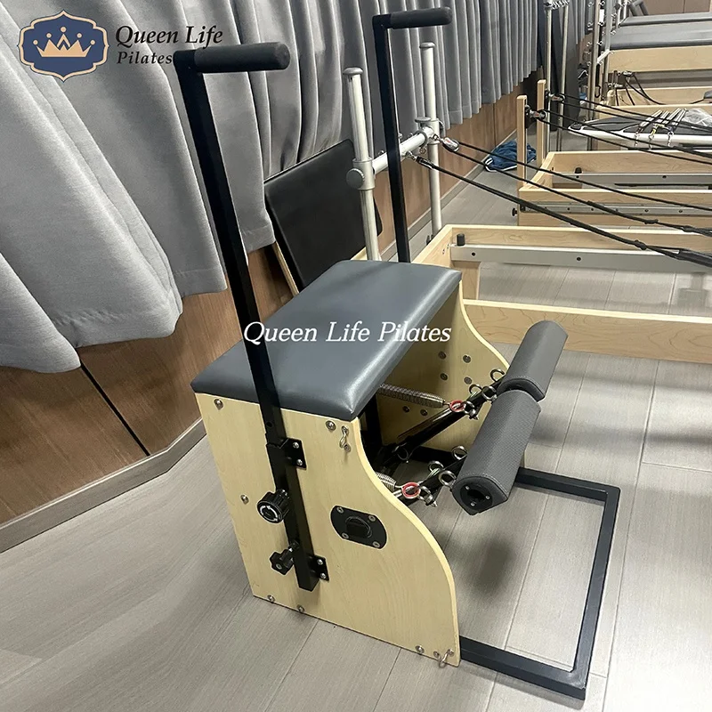 High Quality Wunda Pilates Combo Chair White Maple Wood Leather Equipment Stability Pilates Reformers