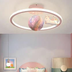 Modern LED Lovely crown star Ceiling Lamp Child Bedroom Living Restaurant Study Home Decoration Indoor Lighting Fixture Lustre