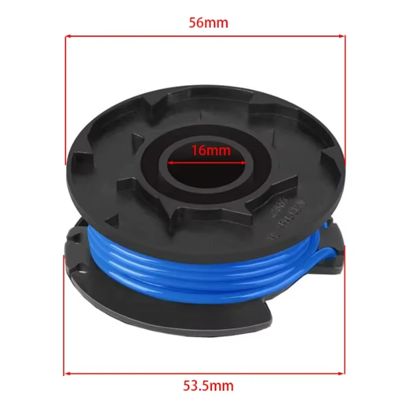 5Pcs AC14RL3A Weed Wacker String Replacement Compatible With Ryobi One + String Trimmer Refill And AC14HCA Cover Cap