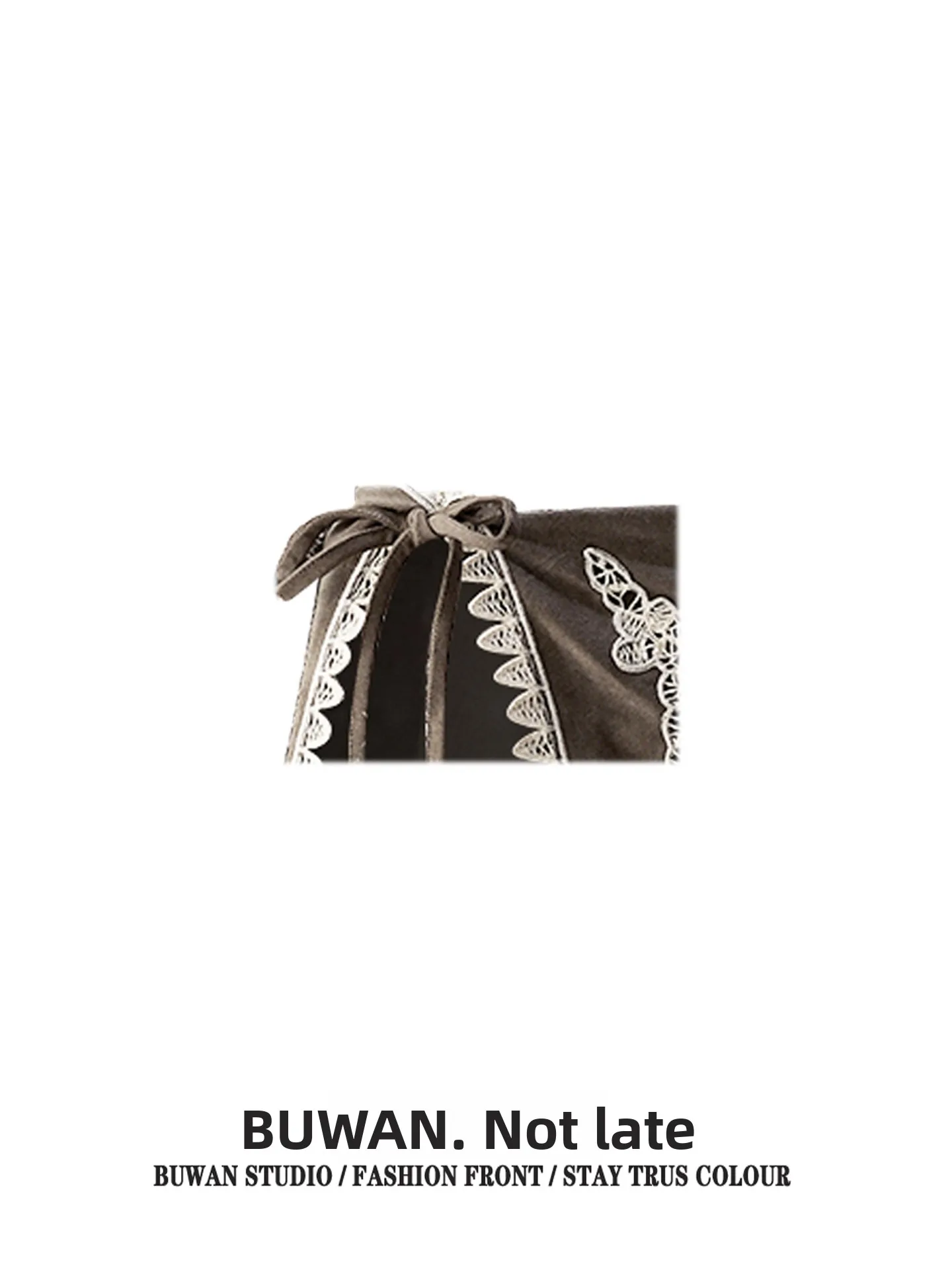 Retro Suede Embroidered Apron Skirt Women's Fashionable Item Four Seasons Vintage Layered Half Skirt Belted High Waist