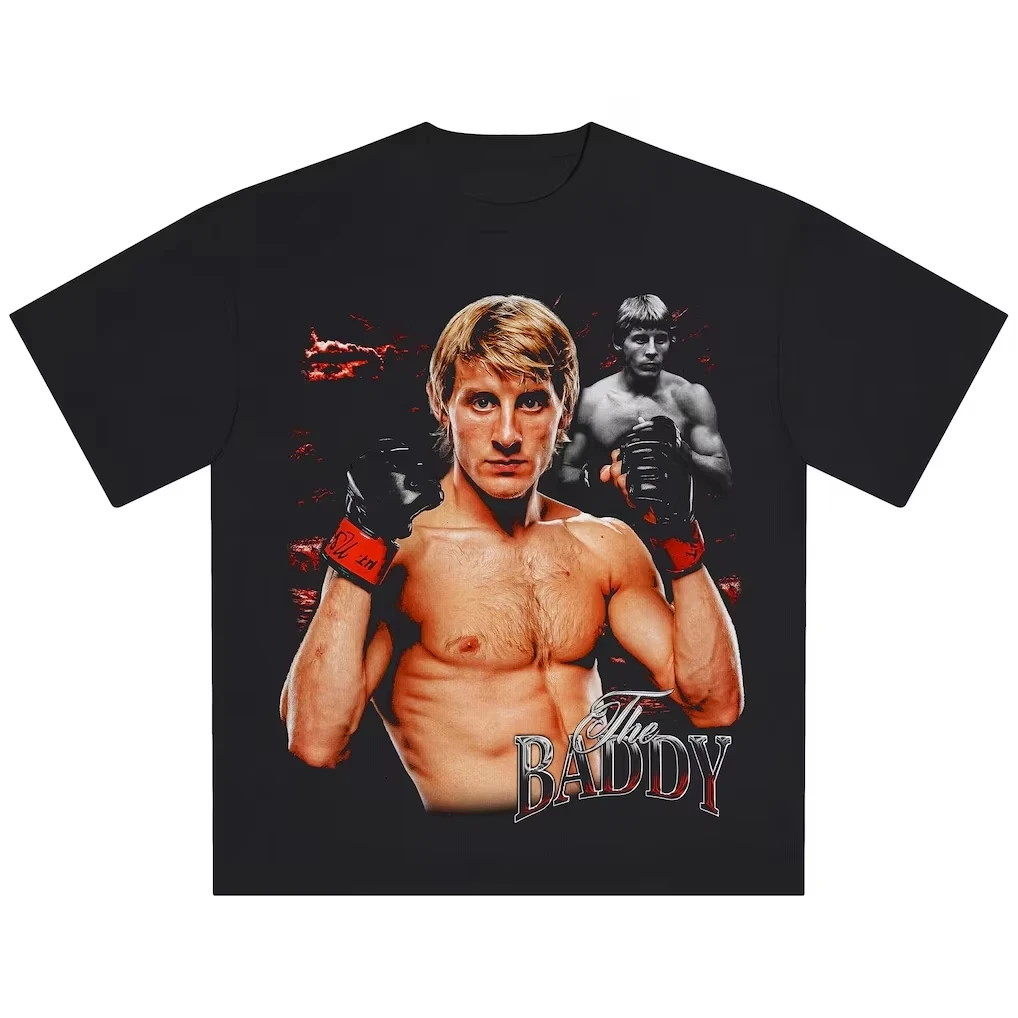 Paddy Pimblett The Baddy Graphic Merch 2026 Summer Tshirt Cotton Unisex Men‘s Women's T-Shirt Y2k High-Quality Popular Tee