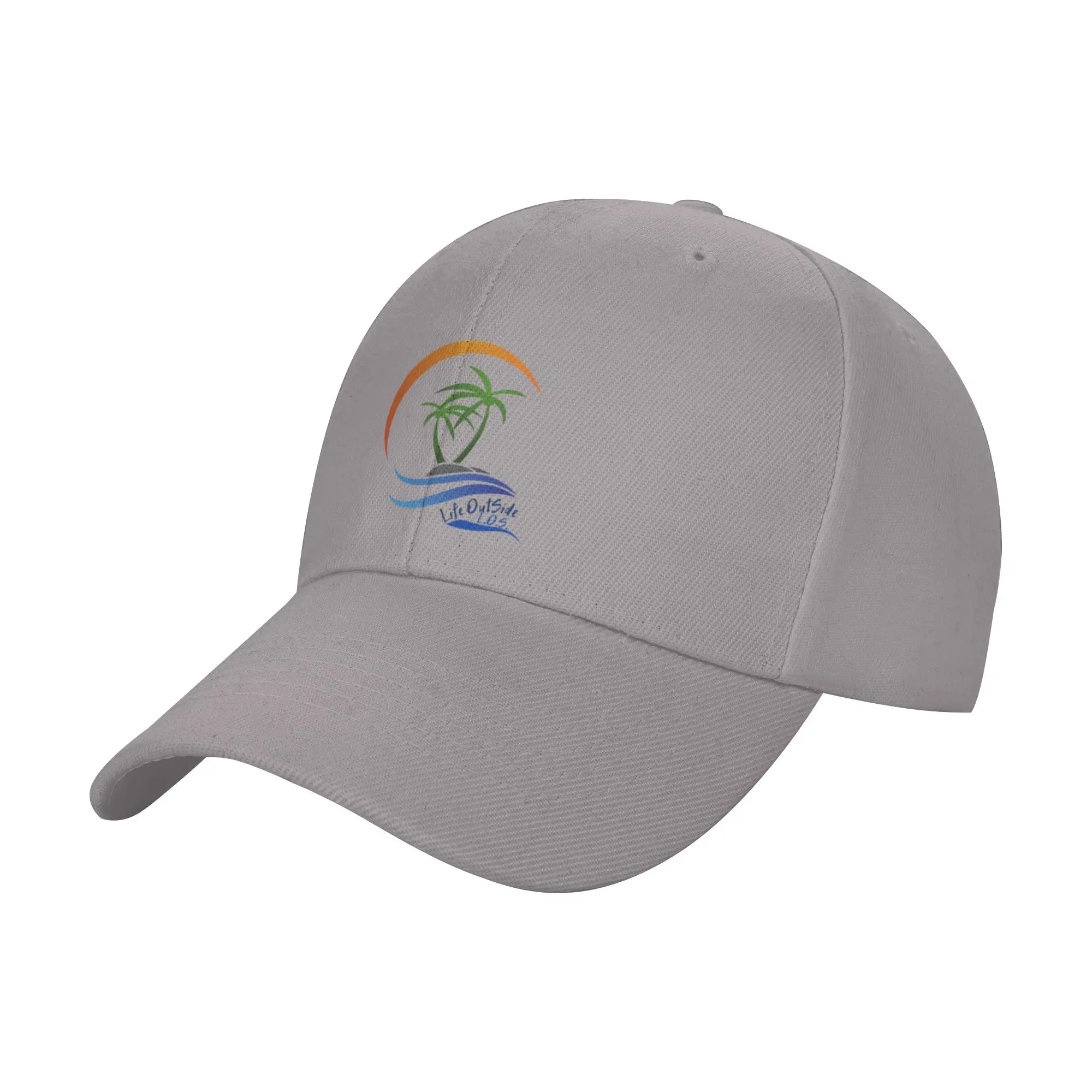 Hot Sale Palm Tree Island Baseball Cap  Everyday Cap  School Life Cap