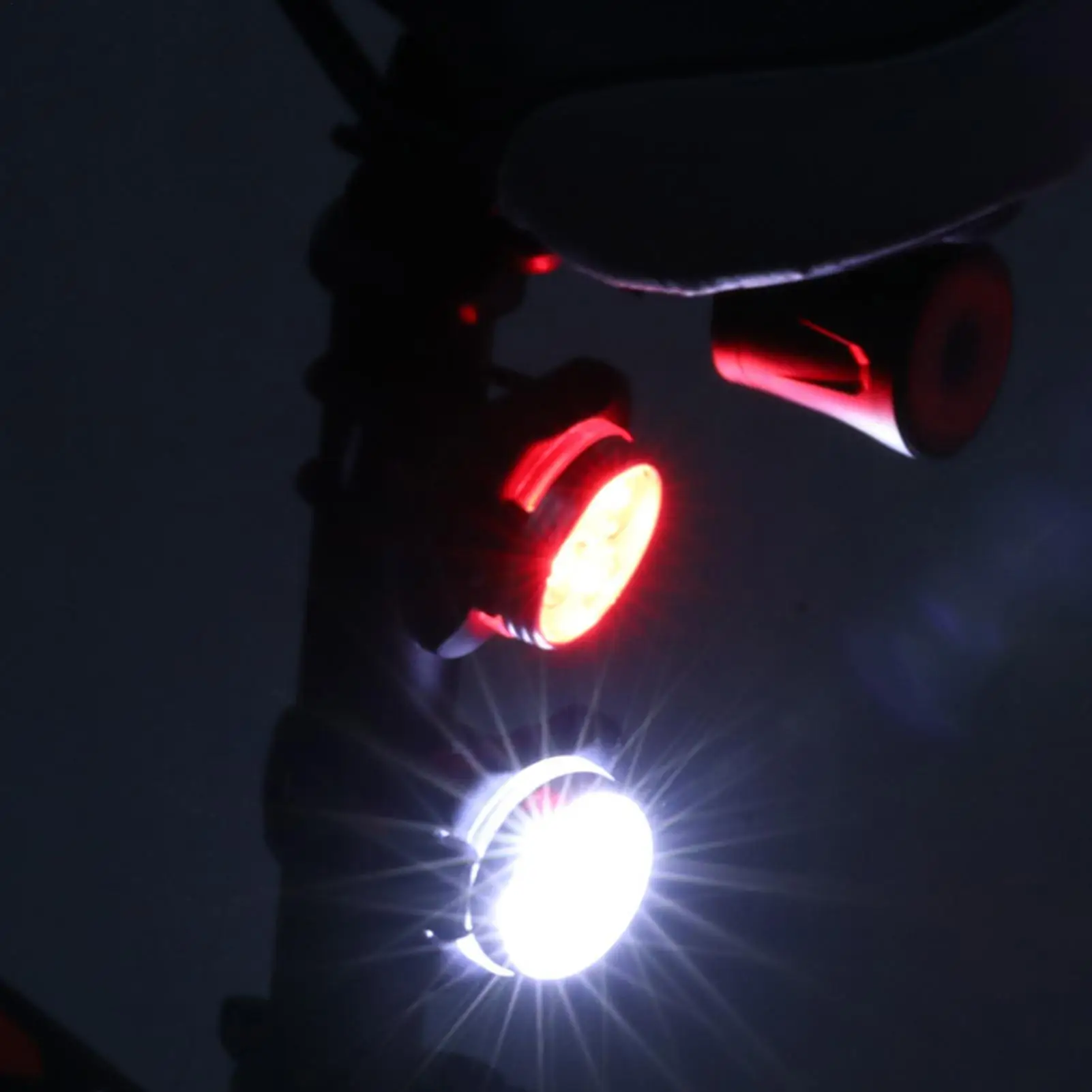 

Bike Lights for Night Riding Bright 4 Modes Waterproof Safety Bike Headlight and Tail Light Set for Road Mountain Dirt Dirtbike