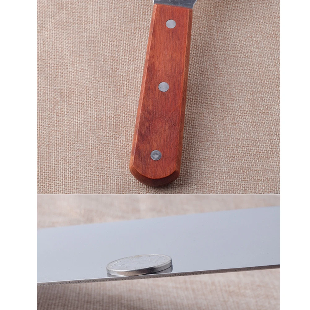 

Stainless Steel Shovel Baking Tool BBQ Pancake Baking Tool Heat Resistant Easy Clean Kitchen Bar Tools