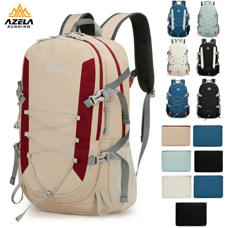 Outdoor Lightweight Large Capacity Foldable Backpack Ultra-light Waterproof Hiking Bag Storage Pack for Mountain Climbing 35L