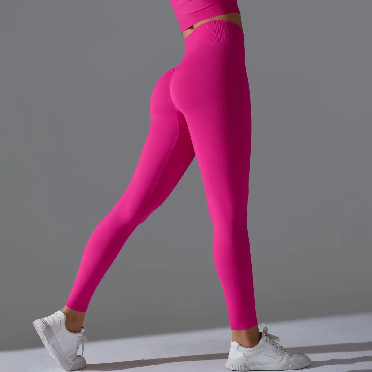 Women's High Waisted, Tight Fitting, Sexy Peach Hip Lifting Yoga Pants, Gym Exercise, Running, Pilates, Leggings