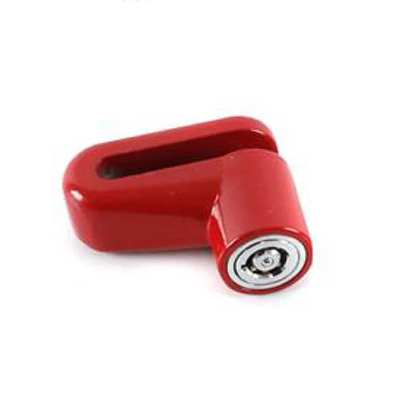 

Red Mini Disc Brake Rotor Lock Durable Stainless Steel Alloy ABS Tamper-Proof Lock Core for Bicycle Motorcycle Scooter Electric