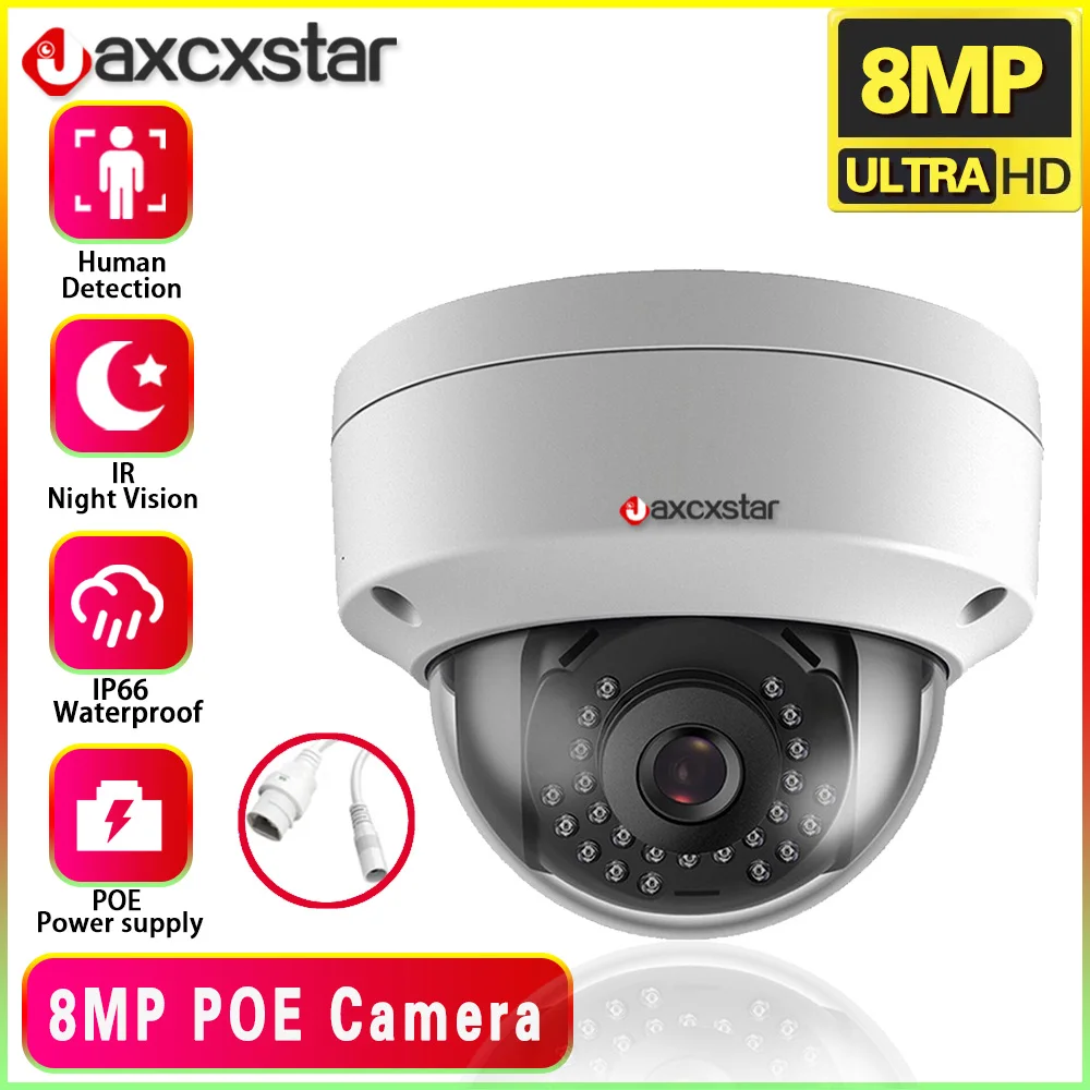 

4K 8MP 5MP Dome POE IP Camera Explosion-Proof Motion Detection Network CCTV Security Protection Video Surveillance NVR System