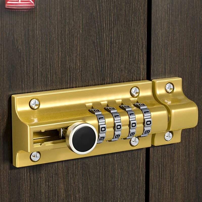 

No punching password latch lock security lock anti-theft password fence door lock buckle