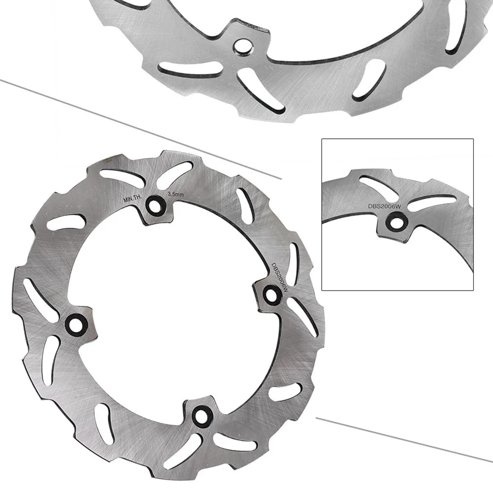 1Pc Stainless steel Motorcycle Rear Disc Brake Rotor For SUZUKI TS125R 200R 1989 1990 1991 1992 1993 1994 DR250 250S 350S 350R