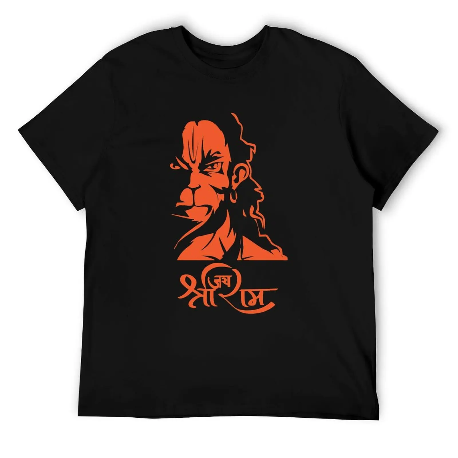 

Hanuman Hindu God Jai Shri Ram T-Shirt t shirt personalised men t shirt cotton 100% T-Shirt