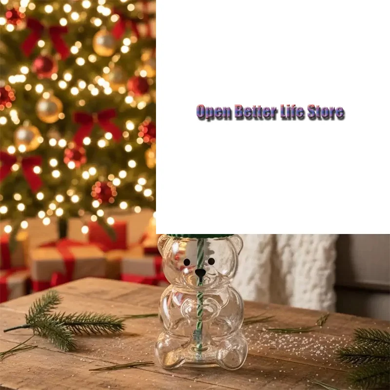 

2025 Creative Cute Bear Coffee Cup Cartoon Bear Shaped Coffee Cup Cute Bear Cup Transparent