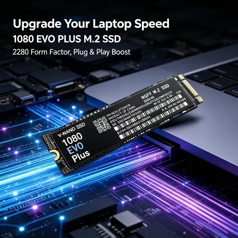 M2 SATA3 NGFF 1080EVO plus SSD 4TB 2TB 500GB 1TB Internal Solid State Disk Inside Drive for Laptop Desktop PC High Speed Storage